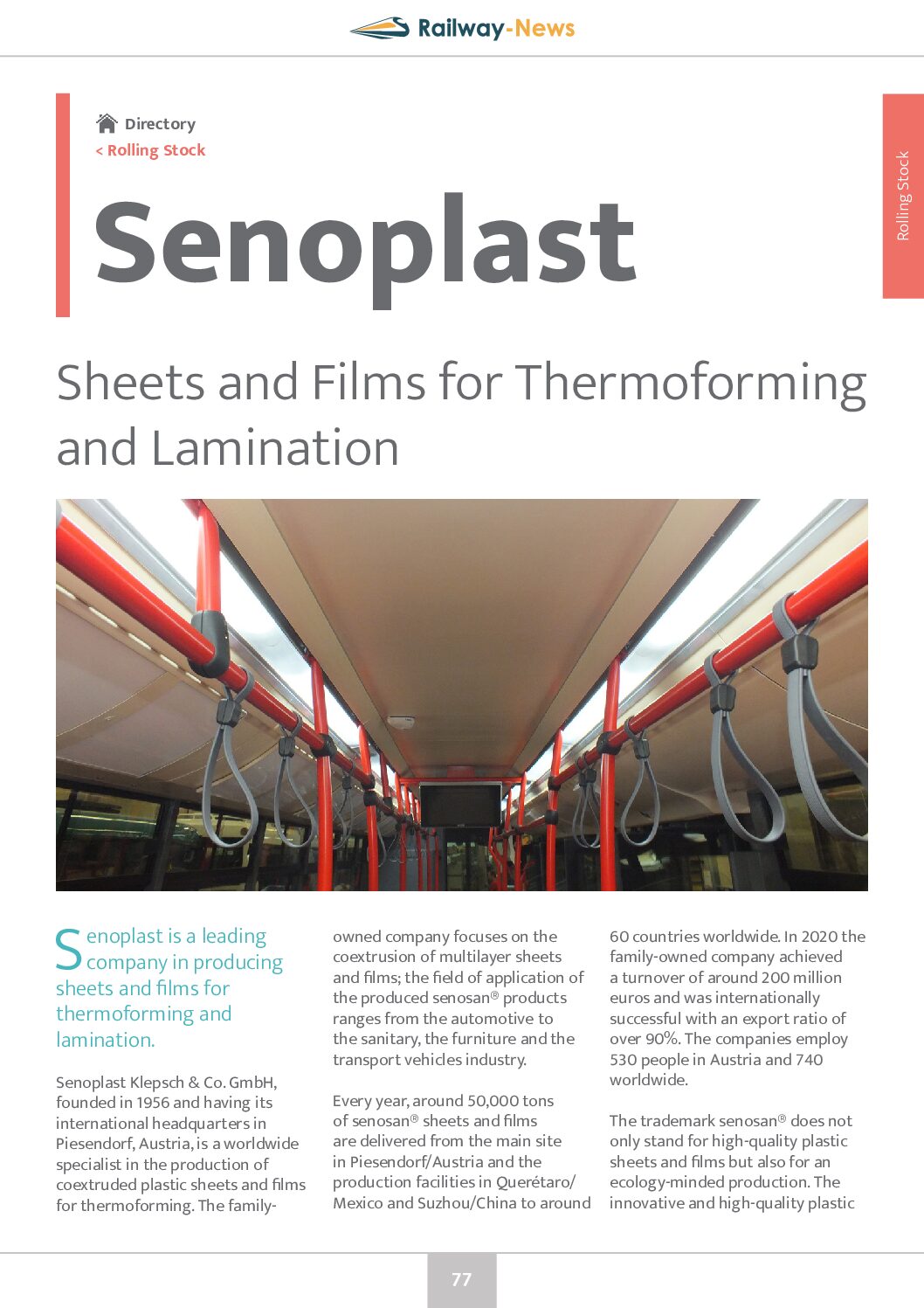 Senoplast – Sheets and Films for Thermoforming and Lamination