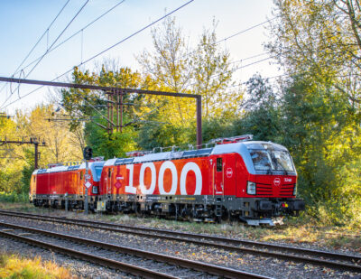 Siemens Mobility Delivers 1000th Vectron Locomotive