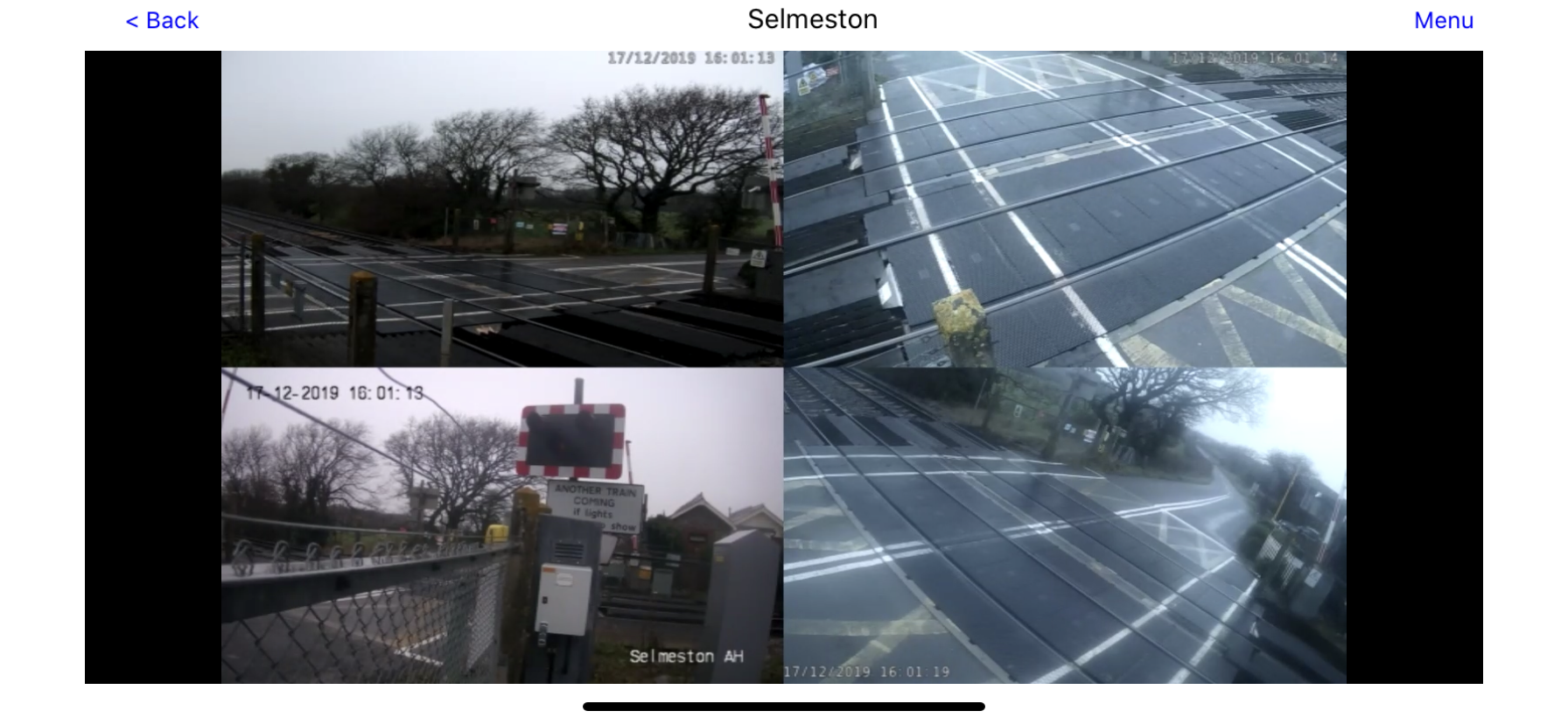 Level crossing CCTV systems