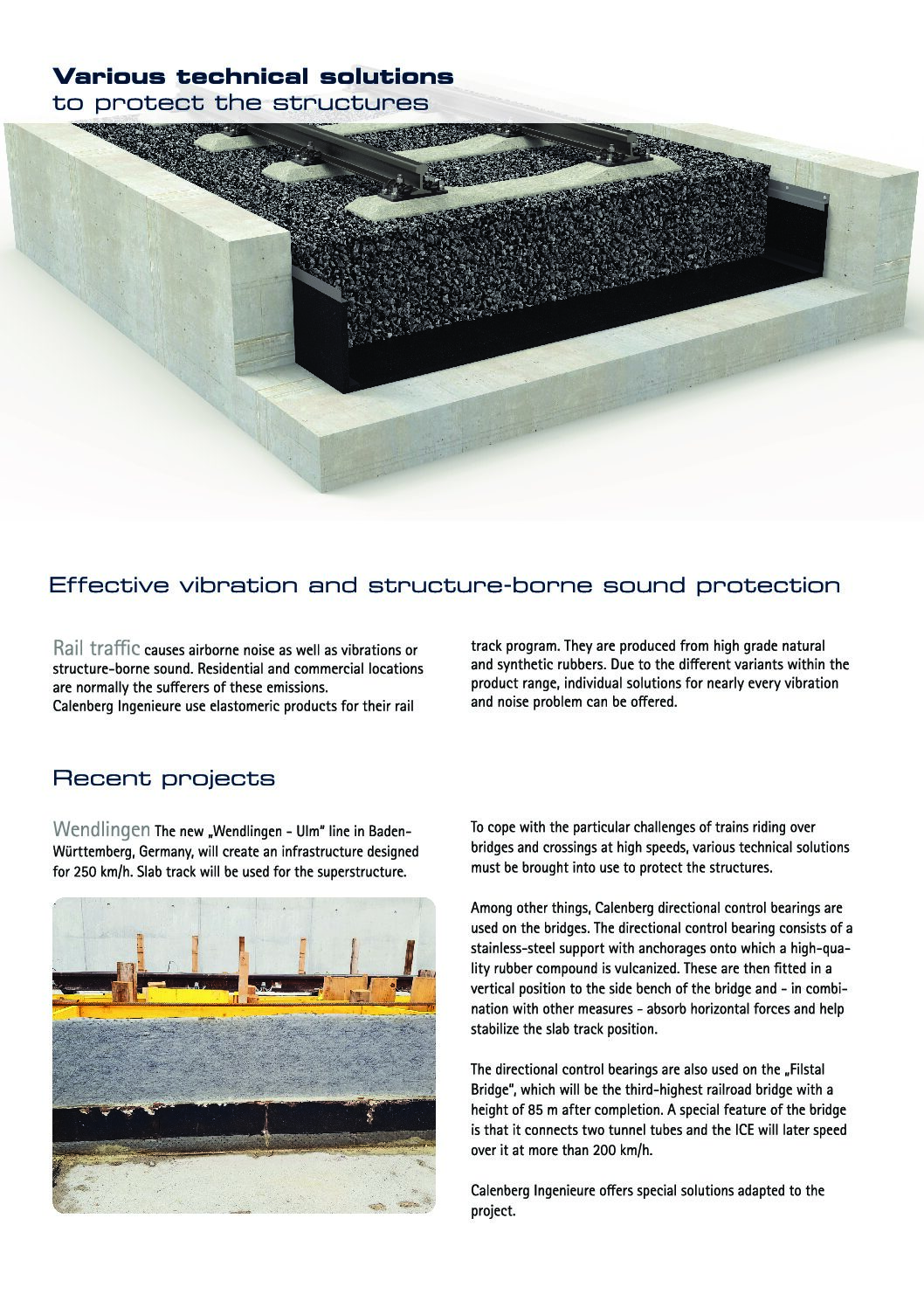 Effective Vibration and Structure-Borne Sound Protection