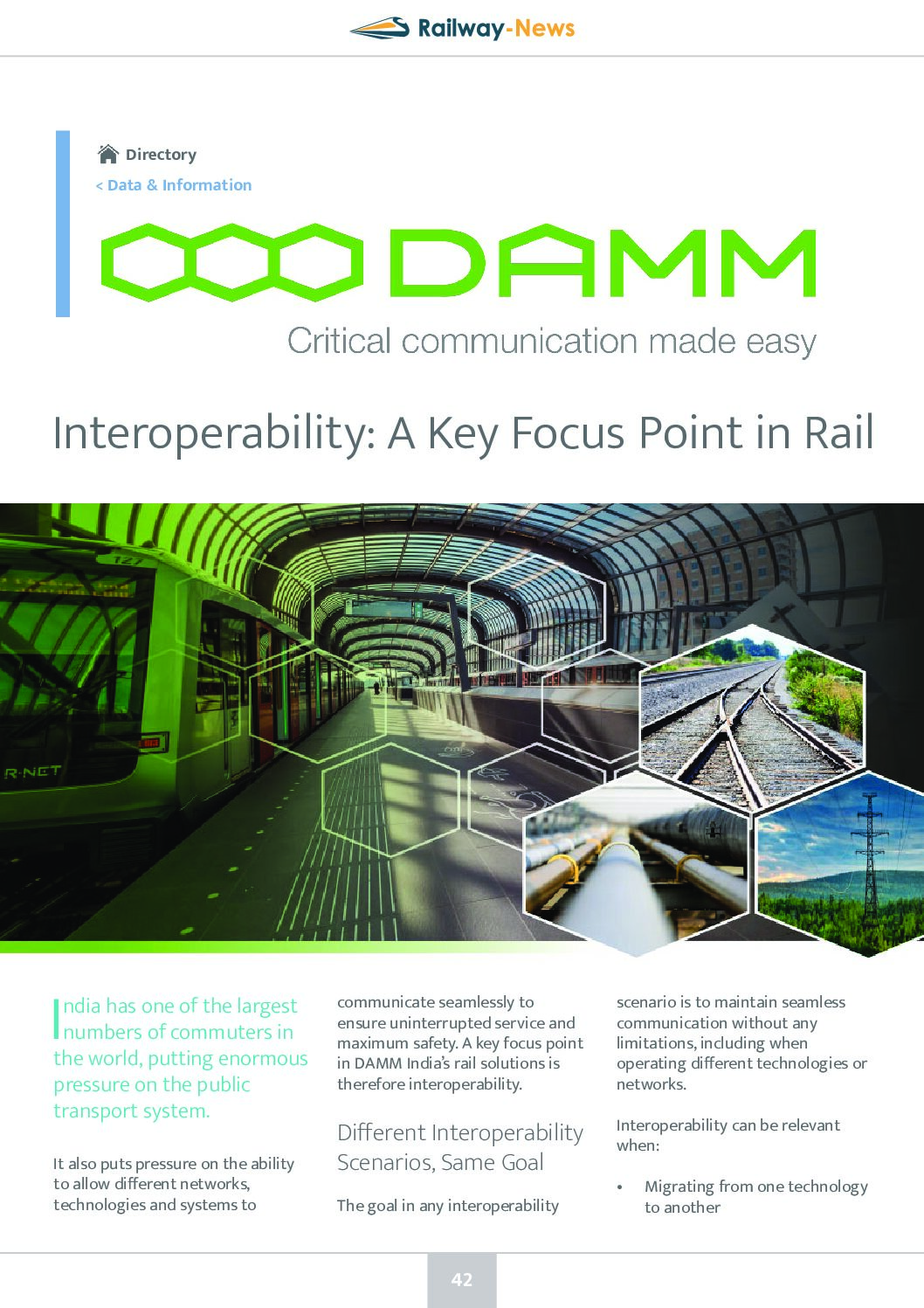 Interoperability: A Key Focus Point in Rail