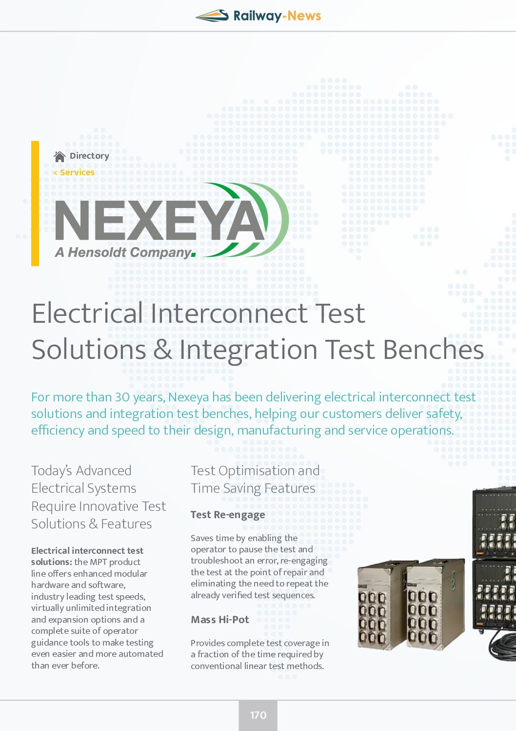 Nexeya – Electrical Interconnect Test Solutions & Integration Test Benches