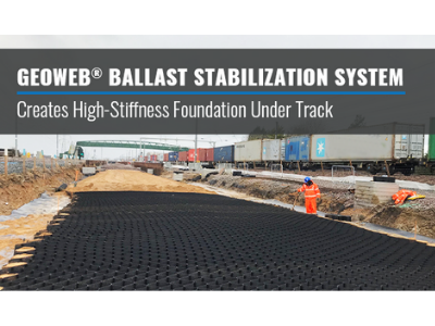 GEOWEB® System Provides Ballast Stabilisation for Werrington Junction