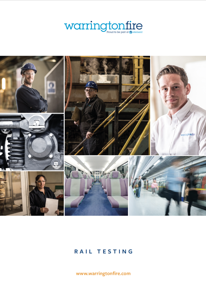 Element Materials Technology Rail Brochure Rail Testing