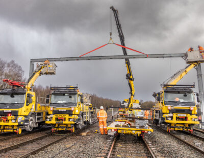 UK: Transpennine Route Upgrade Work Continues in Manchester Area