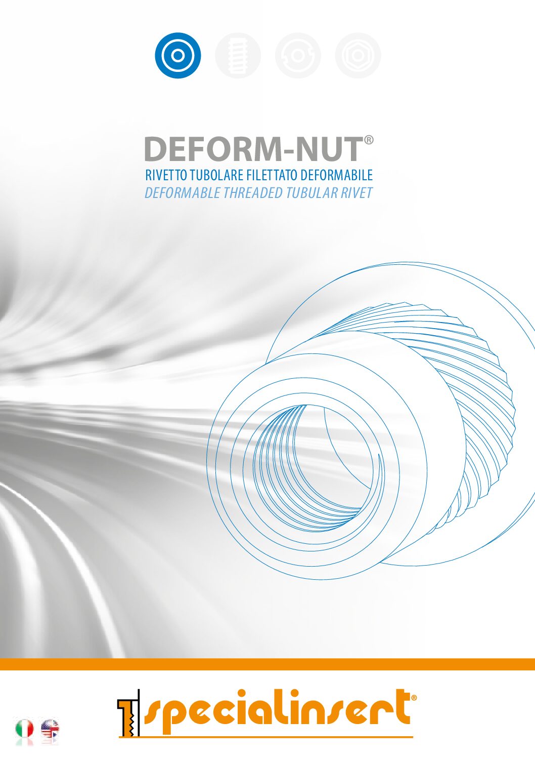 DEFORM-NUT® Deformable Threaded Tubular Rivet