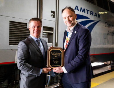 Amtrak Recognises Canadian Pacific as Best Host Railroad 2021