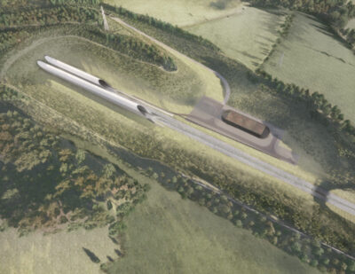 HS2: Chiltern Tunnel North Portal Designed to Cut Traffic Noise