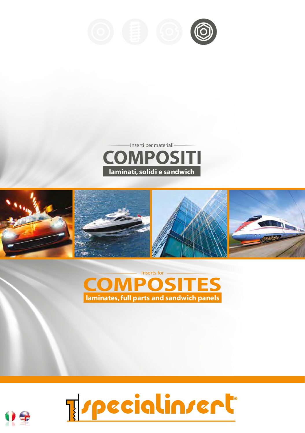 Inserts for Composites: Laminates, Full Parts and Sandwich Panels