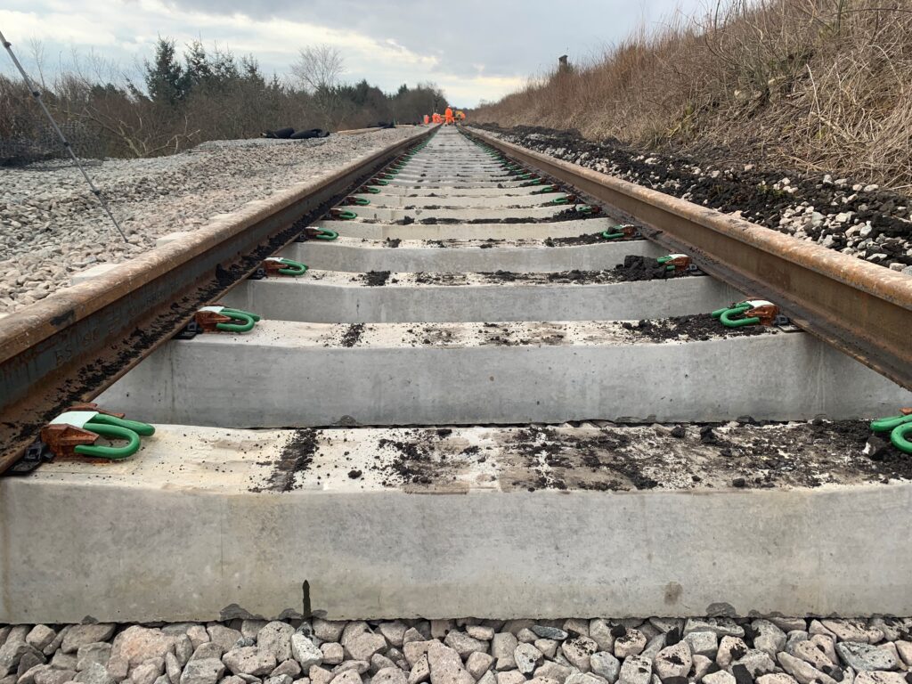 First rails laid on Levenmouth Rail Link project