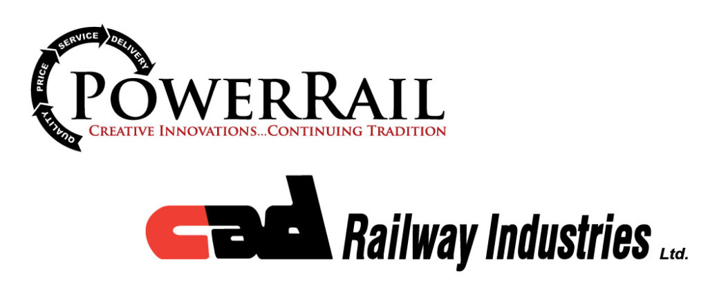 PowerRail and Cad Railway Industries Ltd Logos Together
