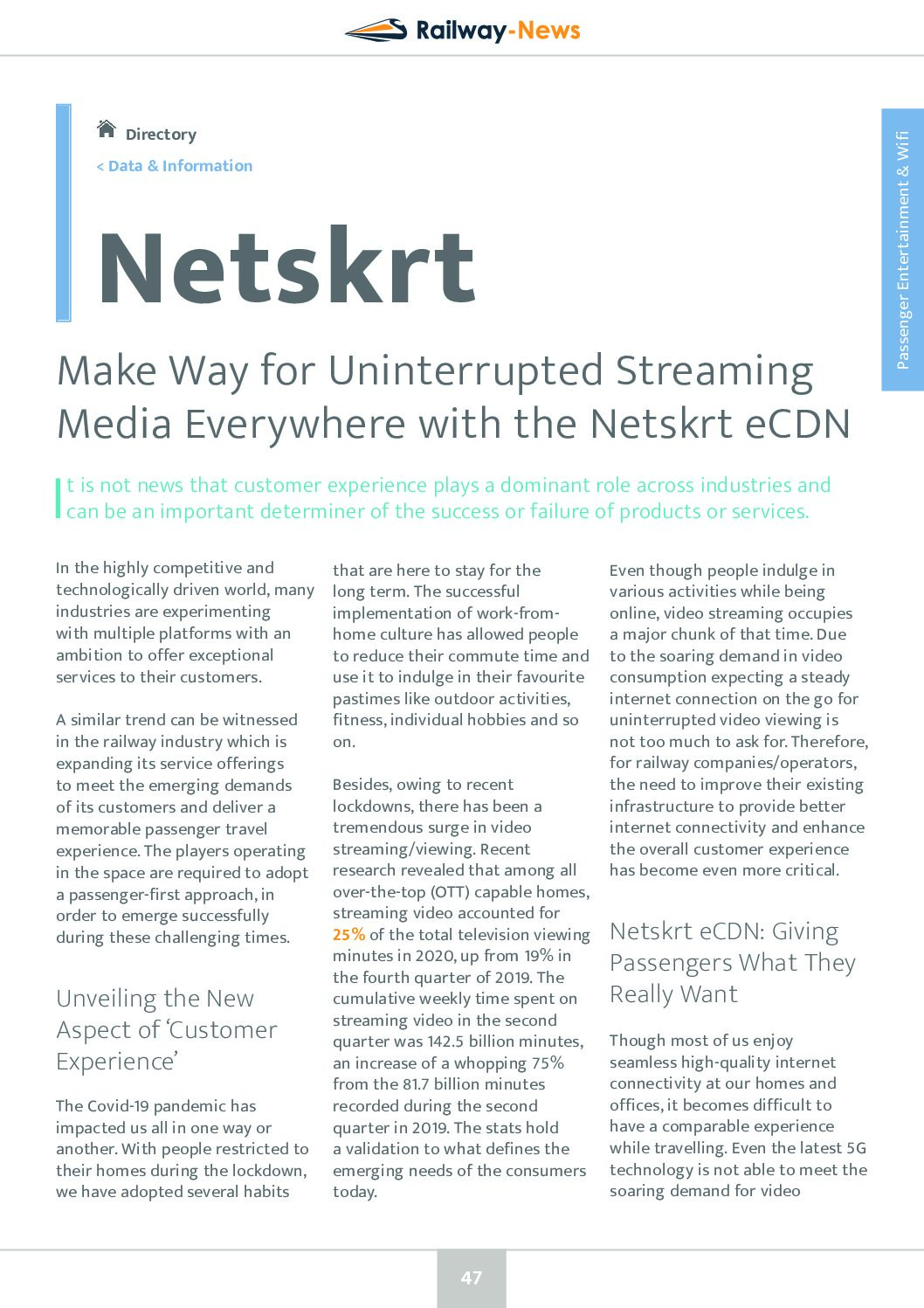 Make Way for Uninterrupted Streaming Media with the Netskrt eCDN