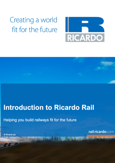 Introduction to Ricardo Rail