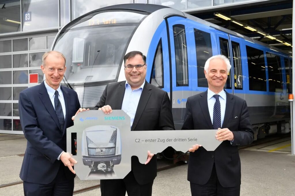 New Munich metro trains