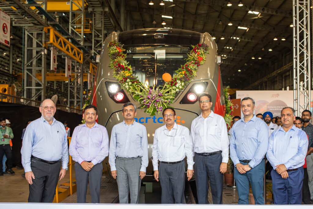 Alstom delivers first semi high-speed train for NCRT's RRTS project