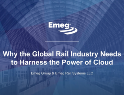 Emeg® Group: Why Rail Operators Need to Harness Disruptive Tech