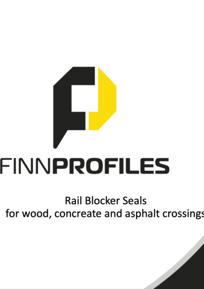 FinnProfiles: Rail Blocker Seals for Wood, Concrete and Asphalt Crossings