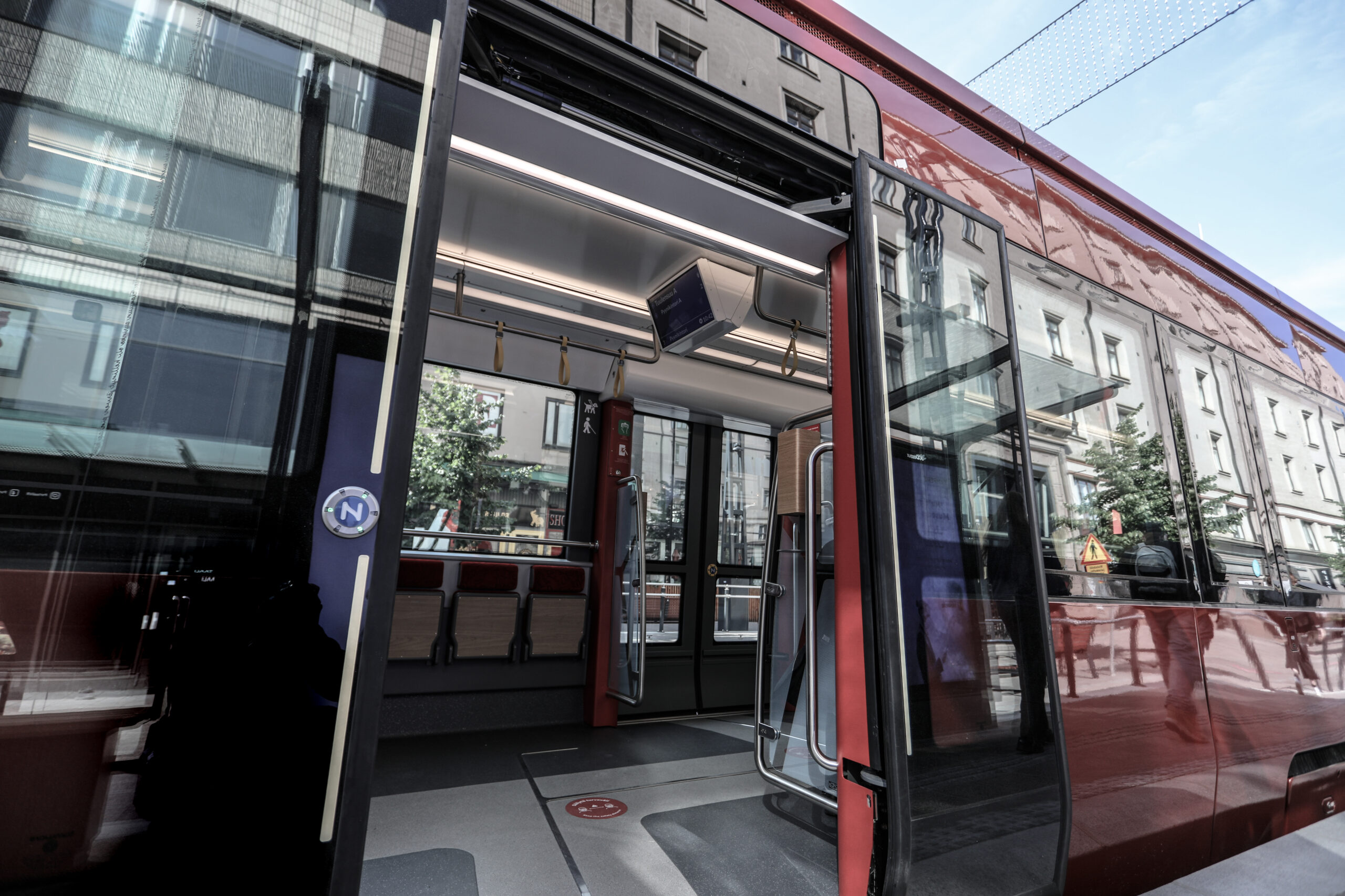 Tampere City's trams include 320 door seals, all of which were made by FinnProfiles