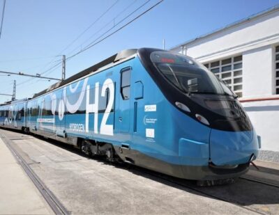 CAF Begins Static Tests on Hydrogen Train Prototype