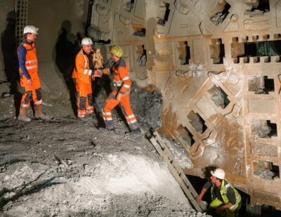 ÖBB Celebrates First Breakthrough in Semmering Base Tunnel