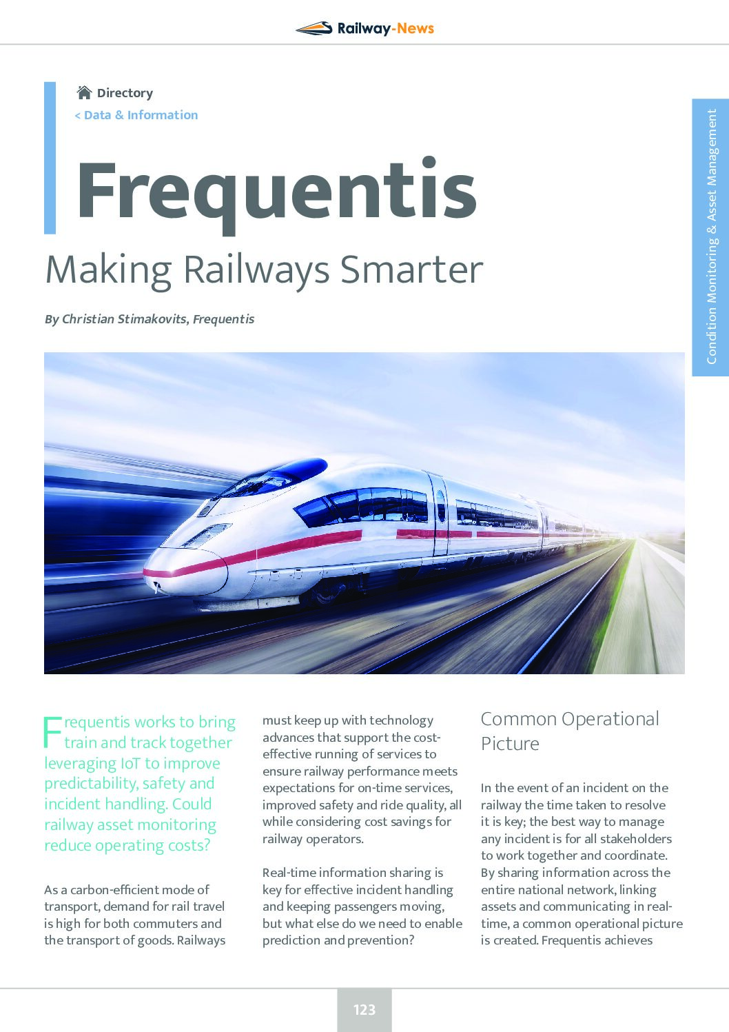 Making Railways Smarter