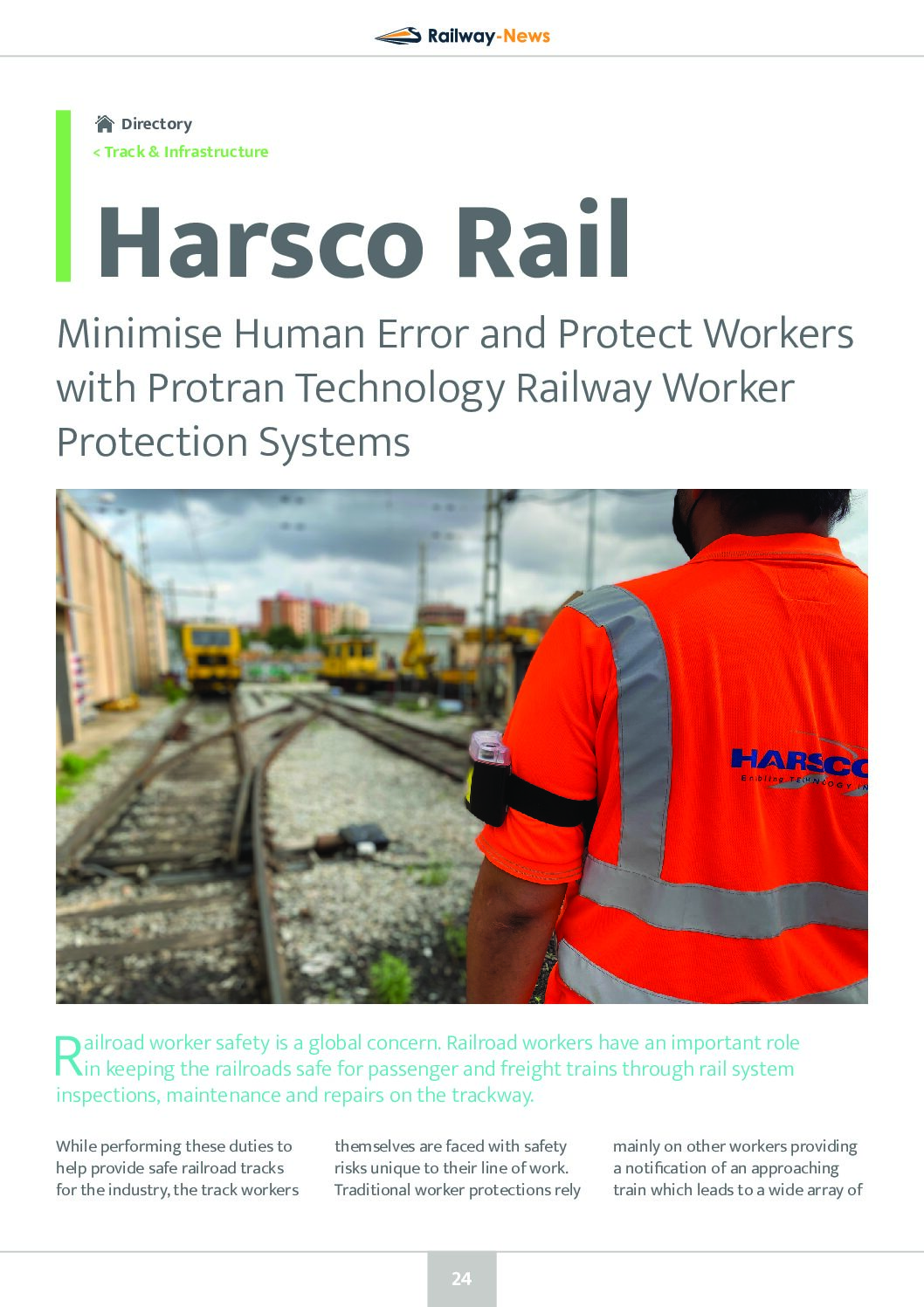 Minimise Human Error and Protect Workers with Protran Technology Railway Worker Protection Systems