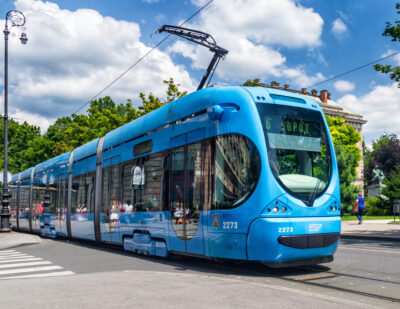 Koncar Low-floor tram TMK2200 for the city of Zagreb Croatia