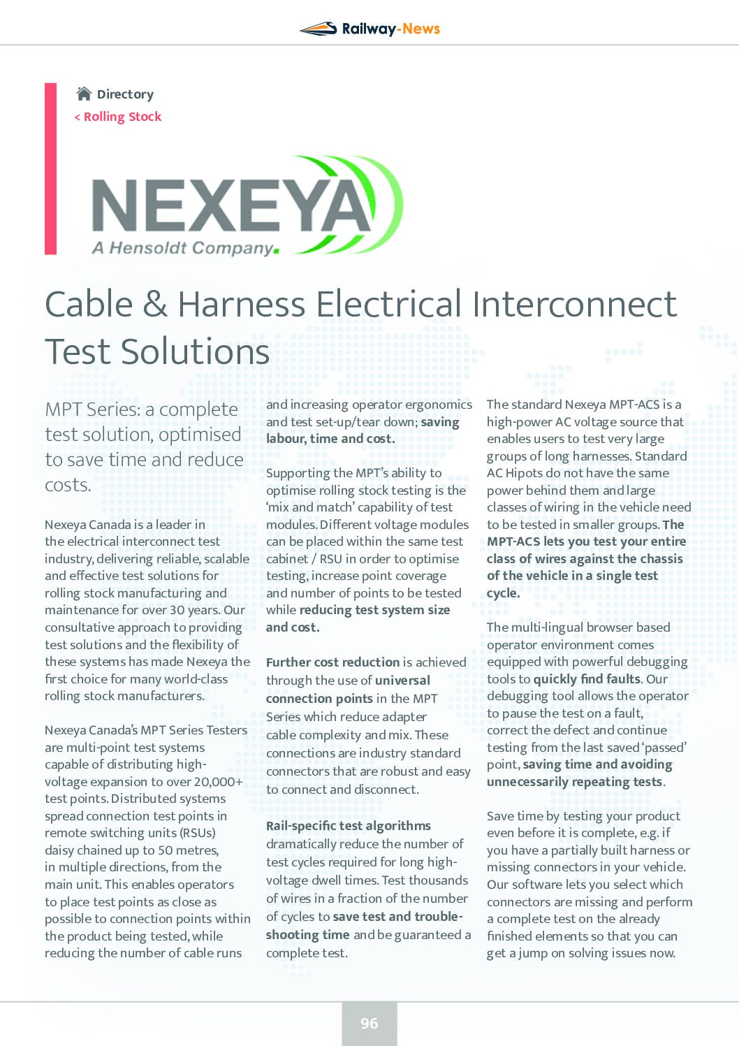 Cable & Harness Electrical Interconnect Test Solutions