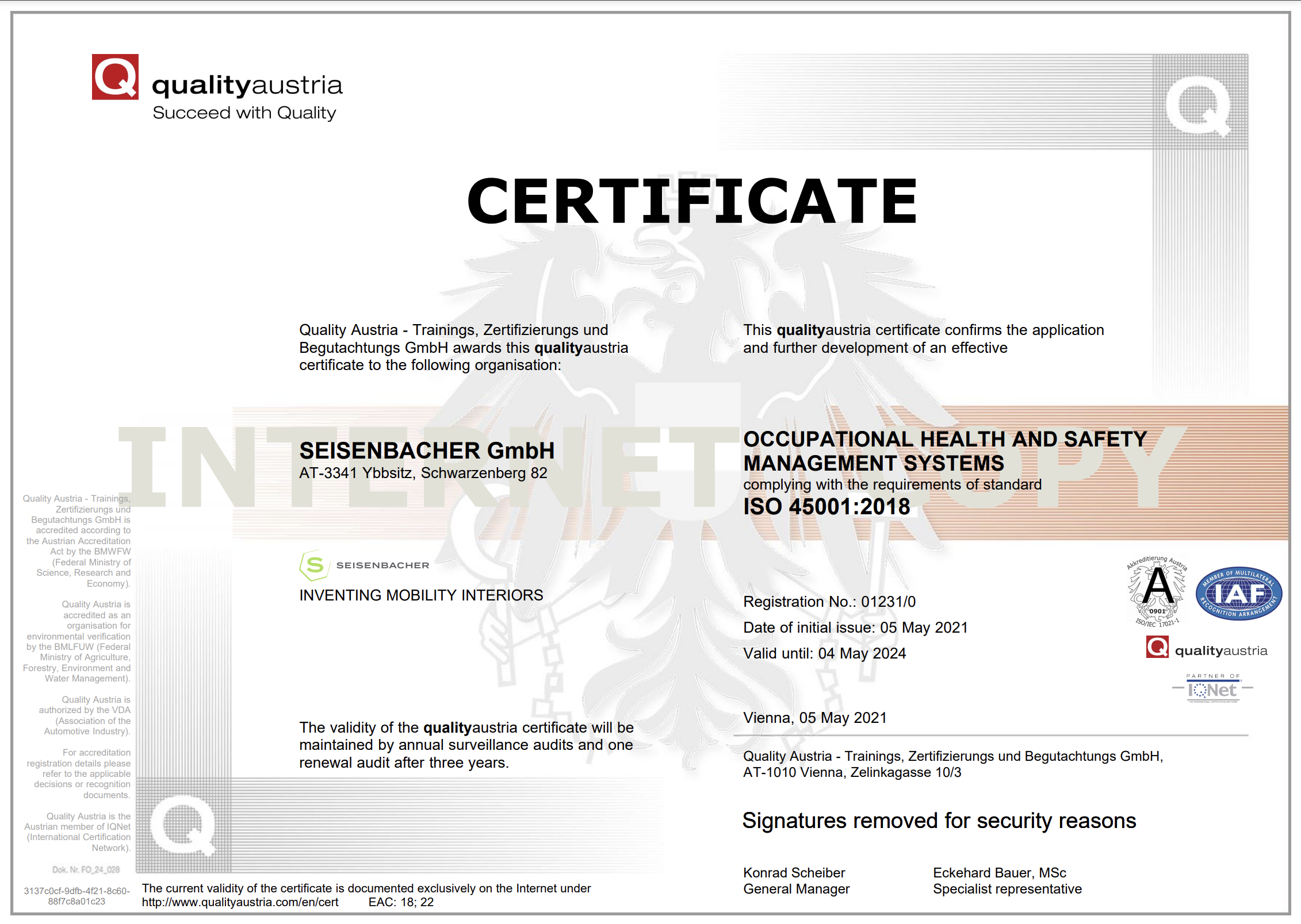 Occupational Health And Safety Certificate Bc