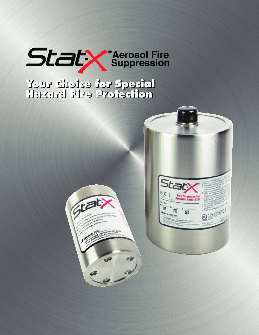 Stat-X®: Your Choice for Special Hazard Fire Protection