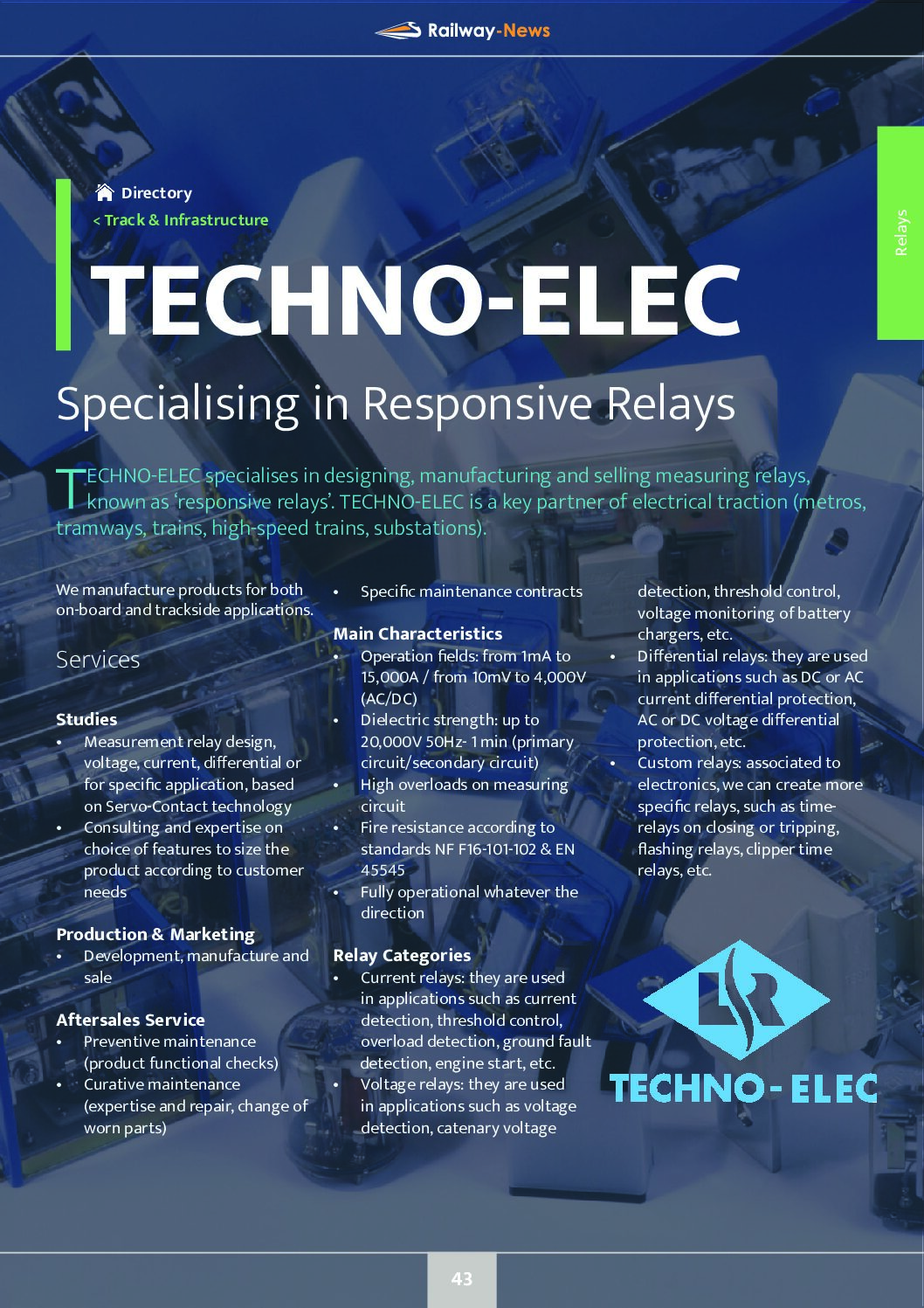 TECHNO-ELEC – Specialising in Responsive Relays