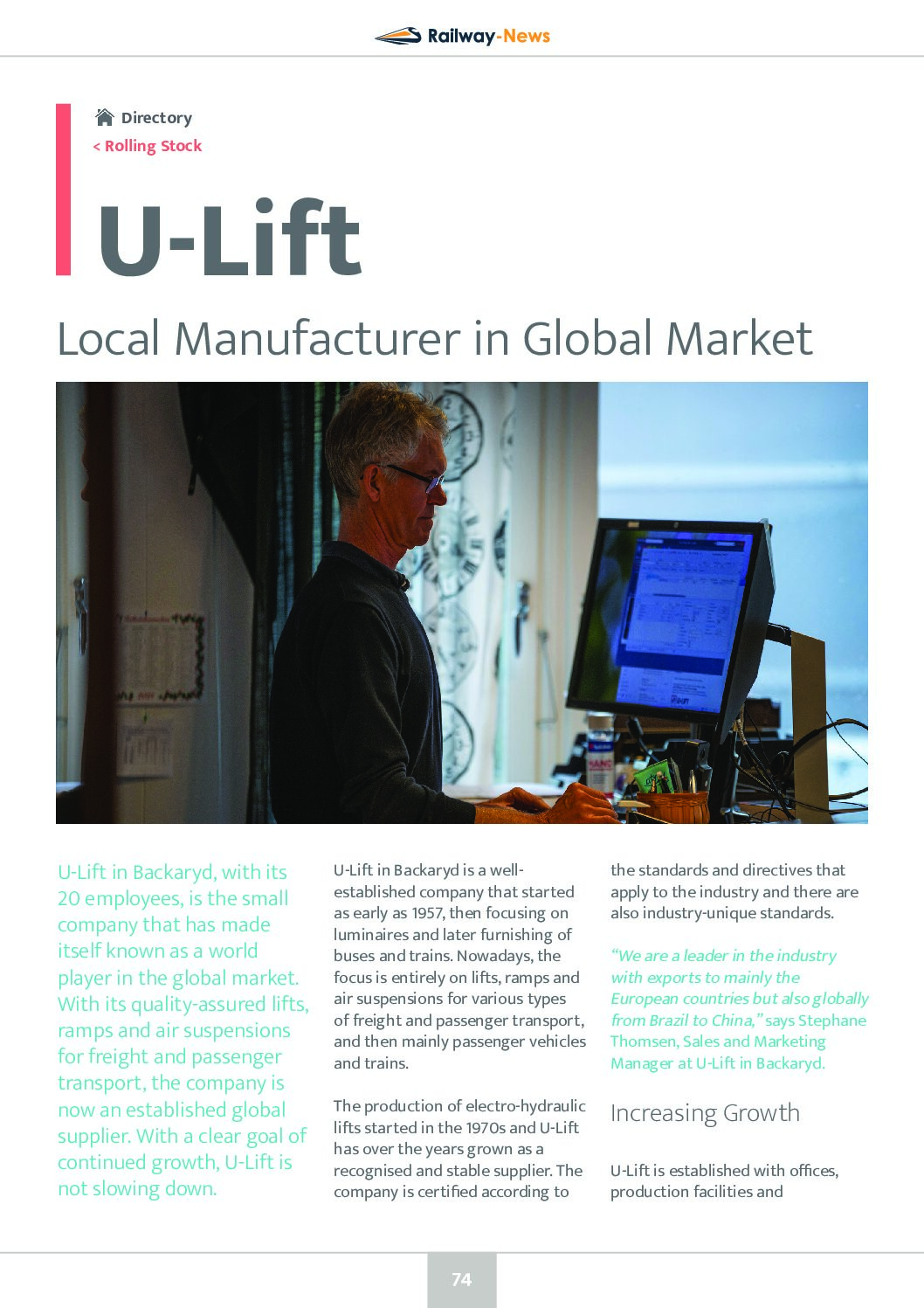 U-Lift: Local Manufacturer in Global Market