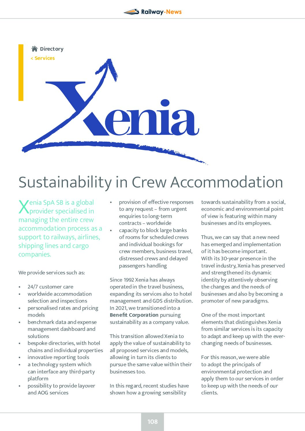 Sustainability in Crew Accommodation