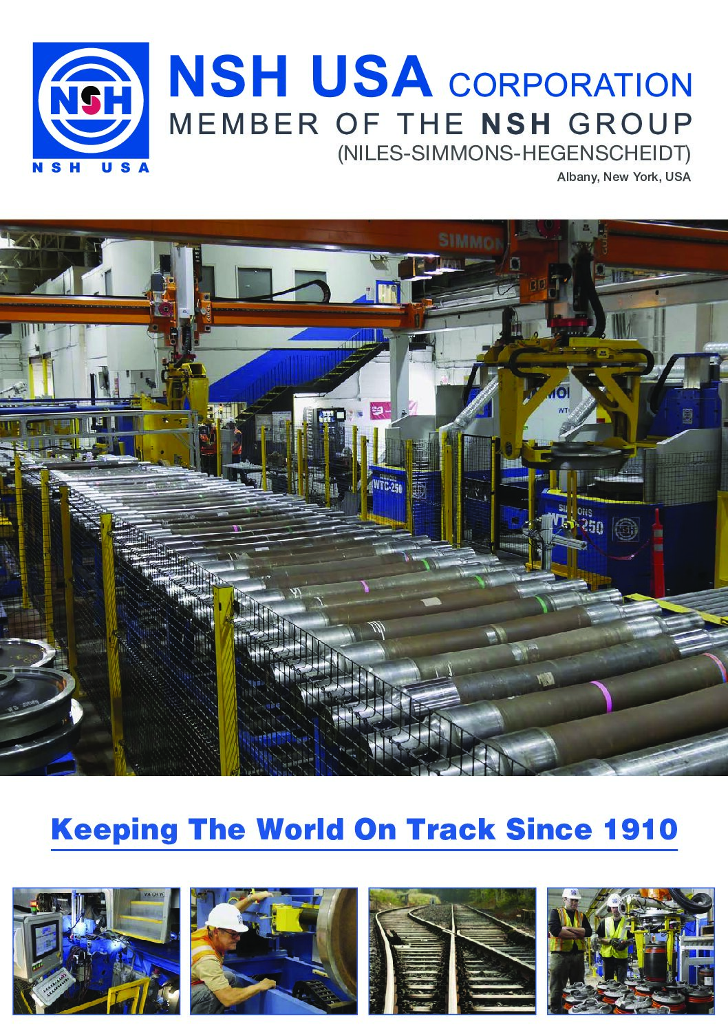 NSH Group & NSH USA: Keeping the World on Track Since 1910