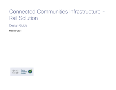 Cisco Connected Communities Infrastructure - Rail Solution