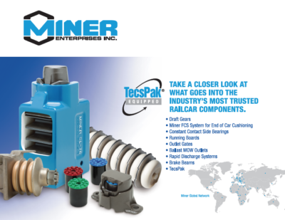 Miner Enterprises | Trusted Railcar Components