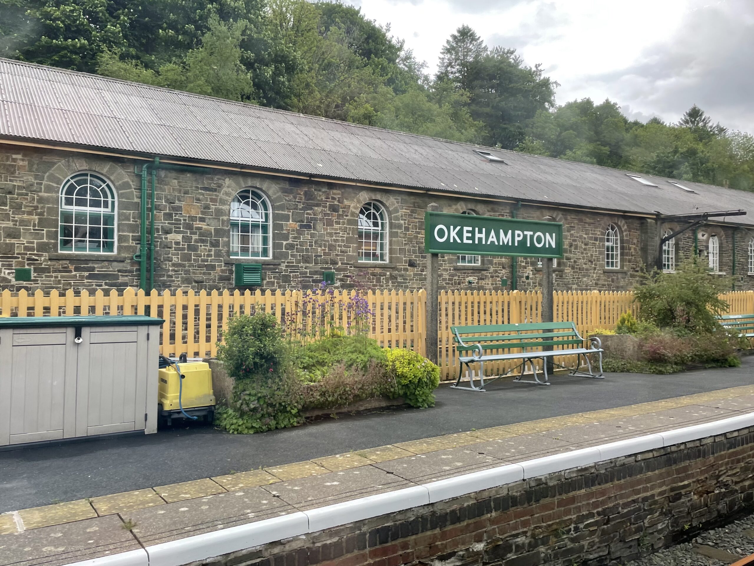 Okehampton Station on the recently reopened Dartmoor Line