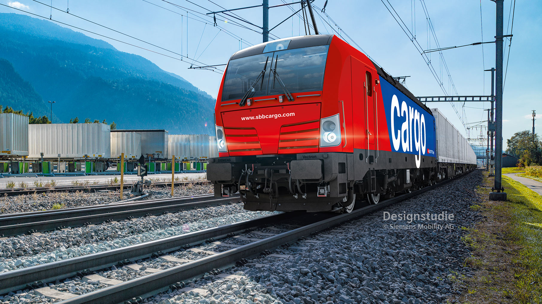 Siemens Vectron AC locomotive for SBB Cargo