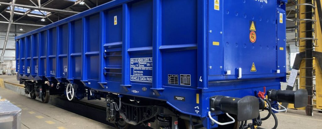 Porterbrook, GB Railfreight and Greenbrier are pleased to share the first picture of the brand new JNA-X Box Wagon.