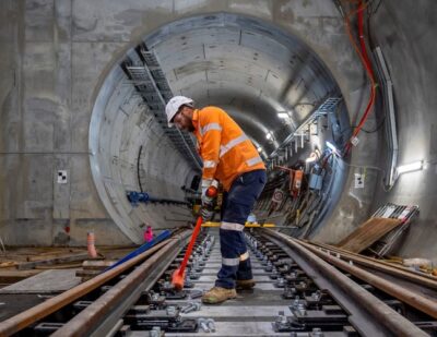 Last Track Laid for Sydney Metro City & Southwest Line