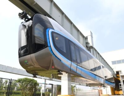 China: CRRC Completes Wuhan Monorail Suspension Train