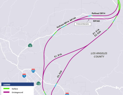 Draft Environmental Document for Palmdale to Burbank Section of California High-Speed Rail Released