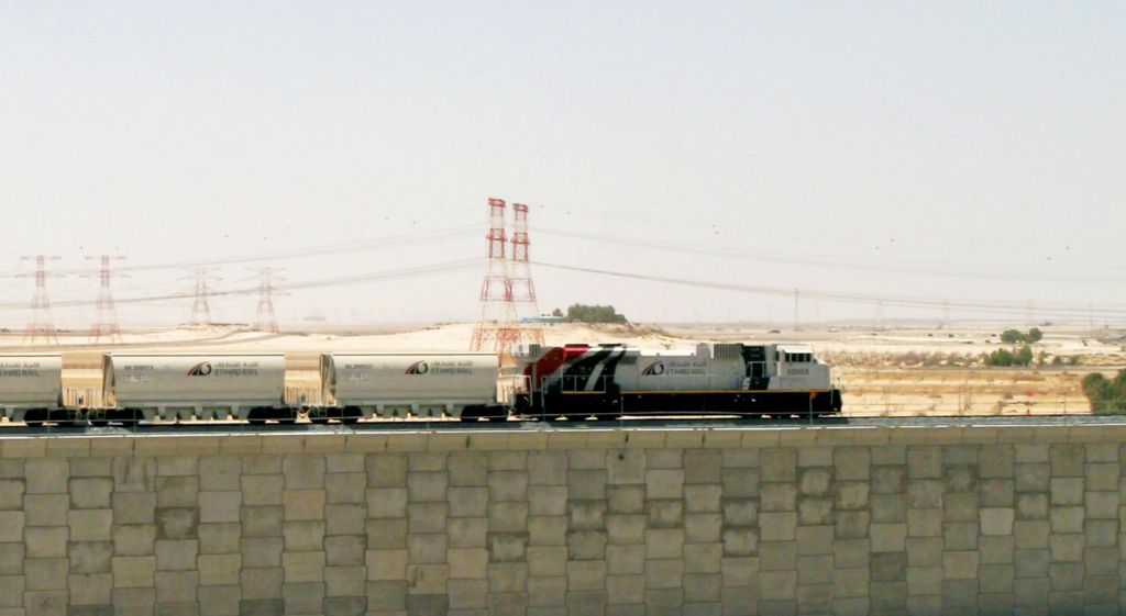 Etihad Rail connects ICAD railway terminal to the network