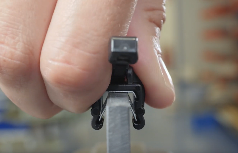 EdgeClips are easy to push on by hand without tools