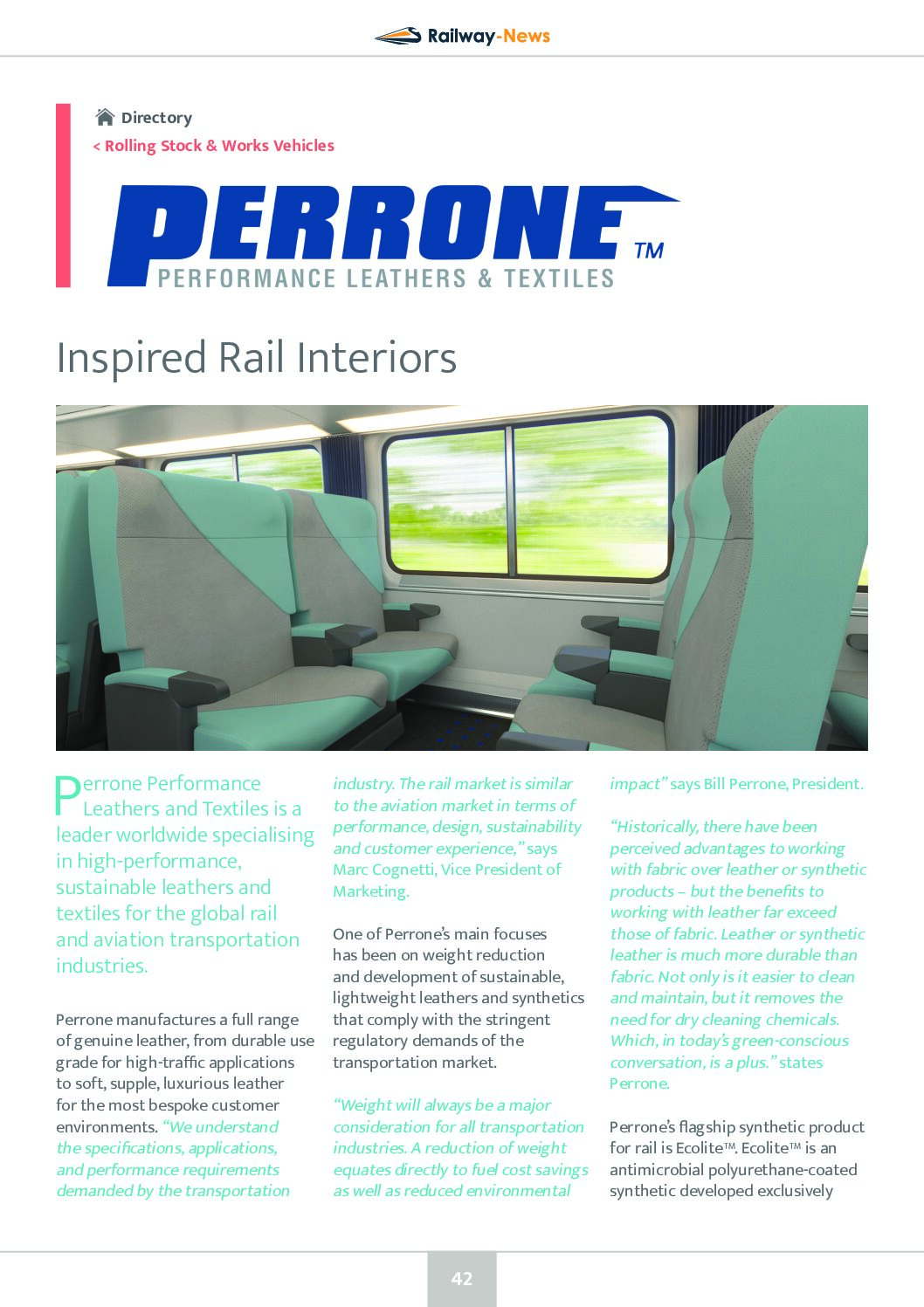 Inspired Rail Interiors