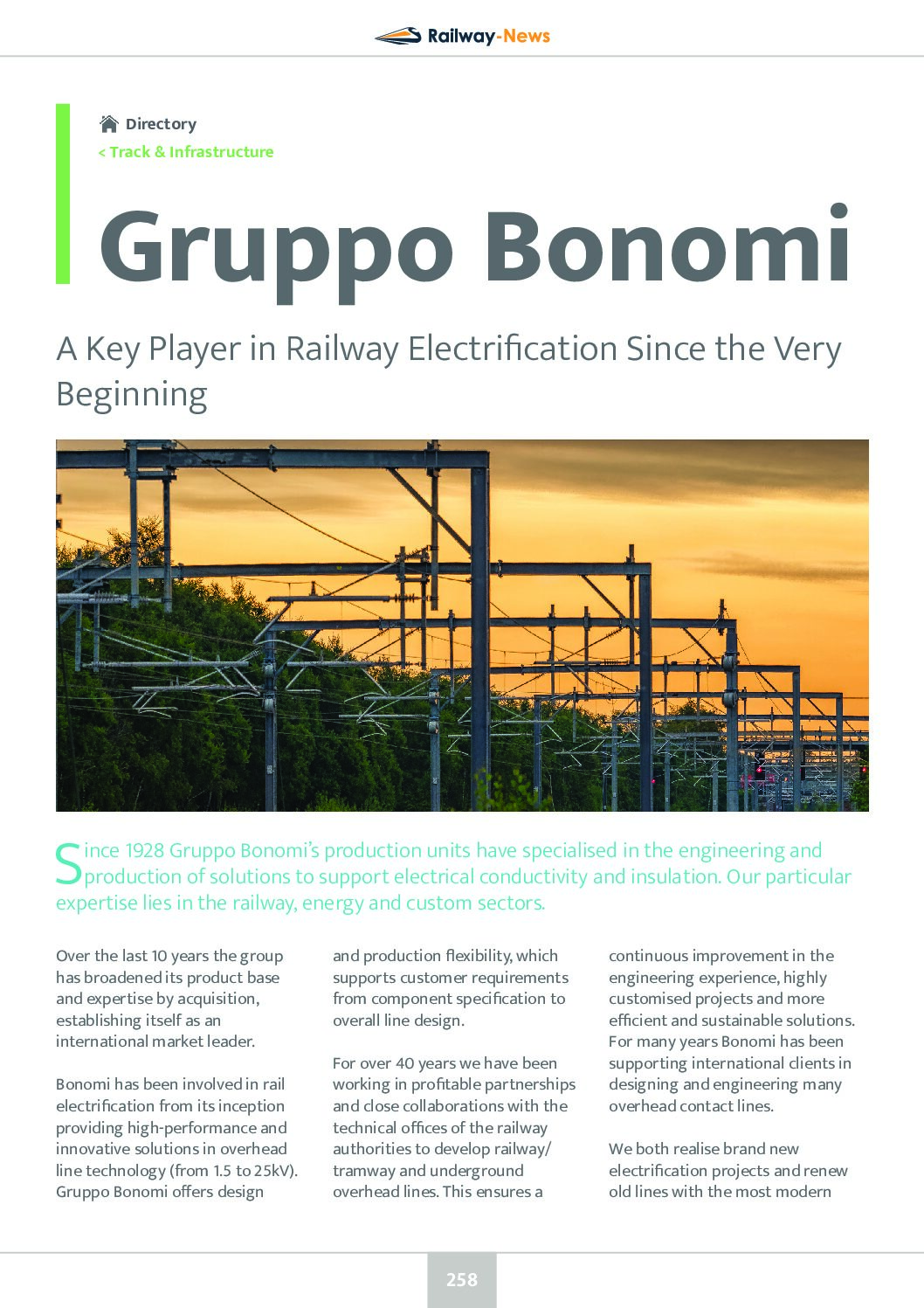 A Key Player in Railway Electrification Since the Very Beginning