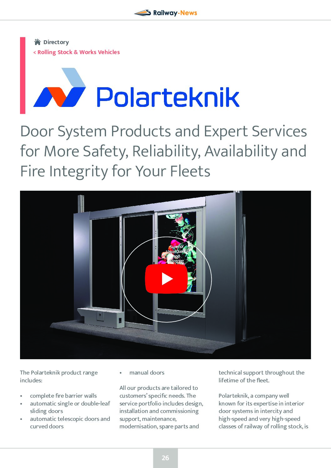 Door System Products and Expert Services for Your Fleets