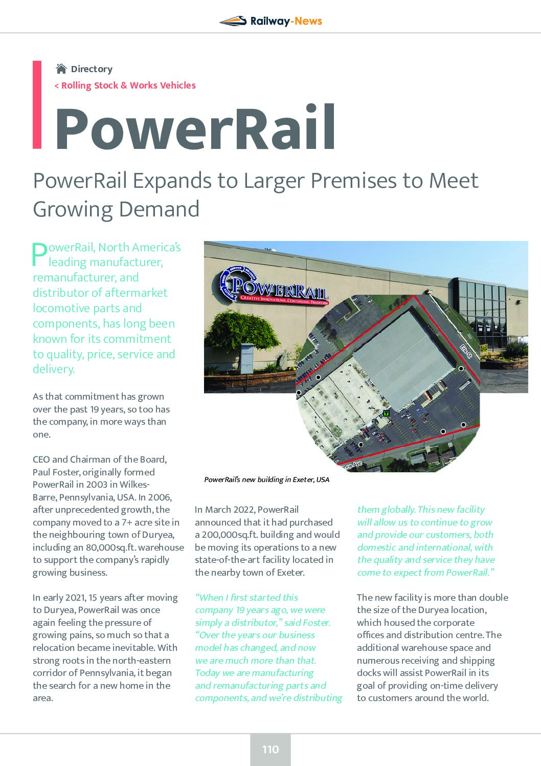 PowerRail Expands to Larger Premises to Meet Growing Demand