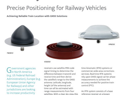Precise Positioning for Railway Vehicles