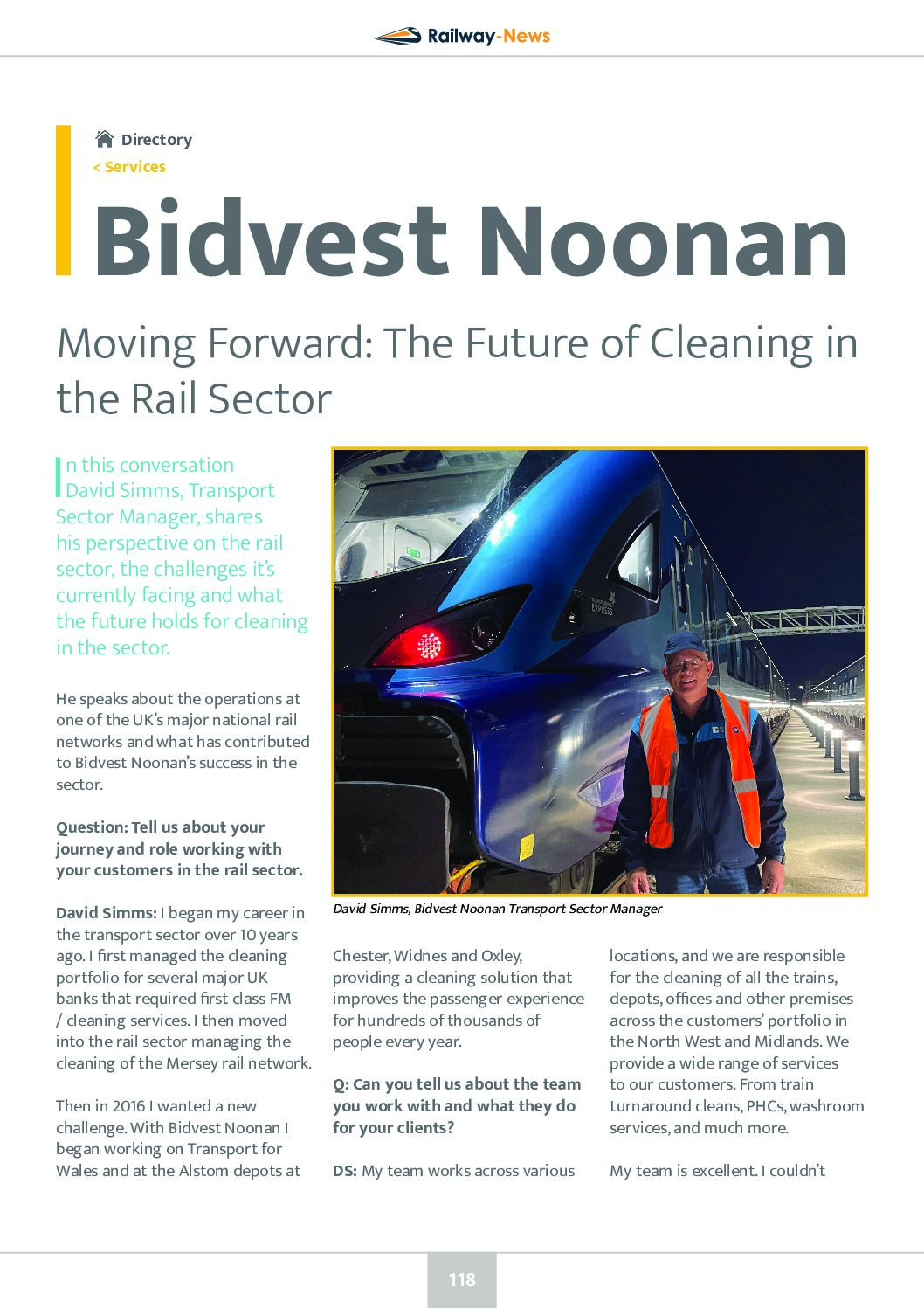 Moving Forward: The Future of Cleaning in the Rail Sector